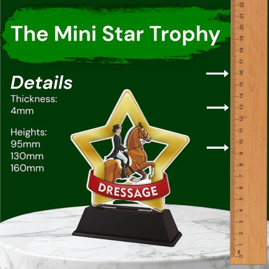 Mini Star Dressage Trophy
