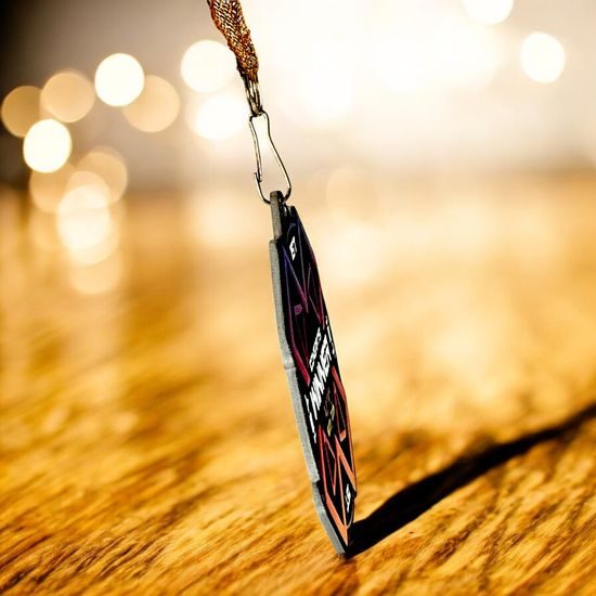 Custom Laser Cut Metal Club Medal