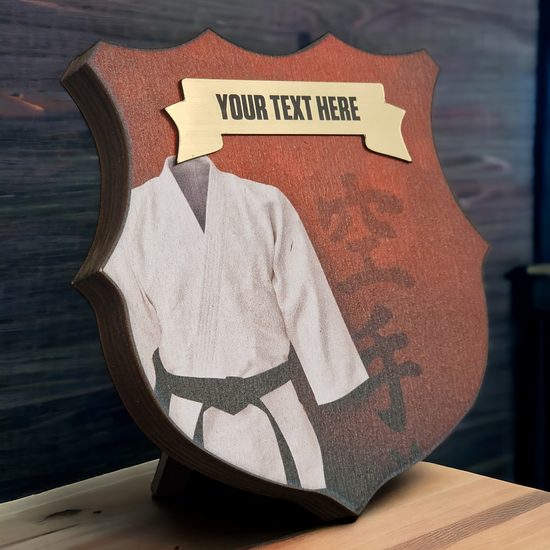 Heraldic Birchwood Martial Arts Kimono Shield