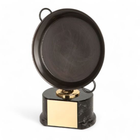 Haro Cooking Pan Handmade Metal Trophy