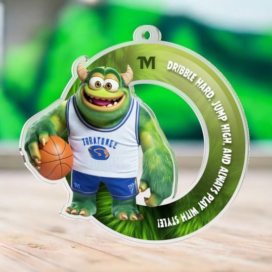 "Slambino" The Basketball Trophy Monster Inspire Medal