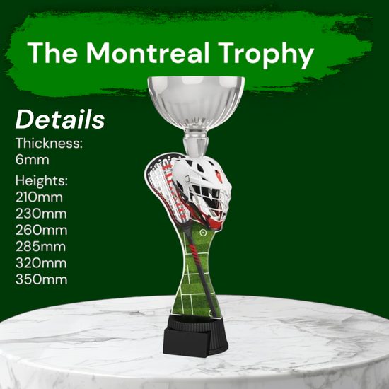 Montreal Lacrosse Silver Cup Trophy