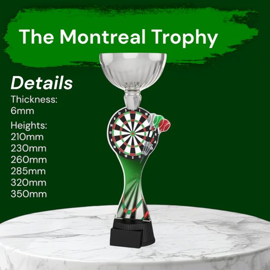 Montreal Darts Silver Cup Trophy