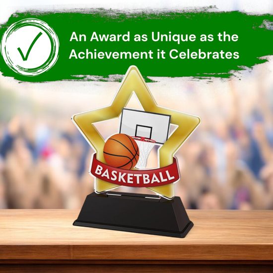 Mini Star Basketball Trophy