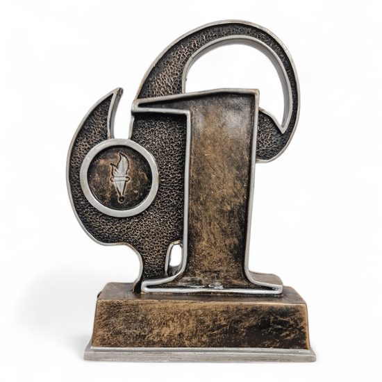 Elegance Number One Resin Trophy