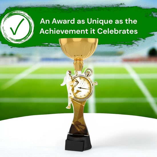 Vancouver Classic Running Stopwatch Gold Cup Trophy