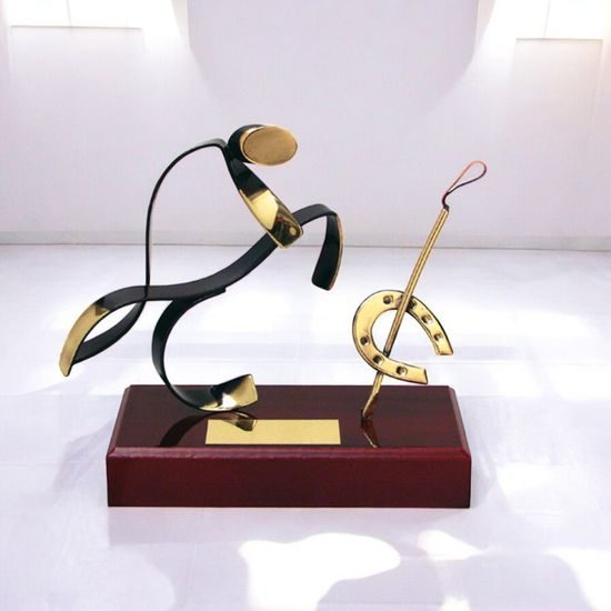 Barcelona Equestrian Handmade Metal Trophy