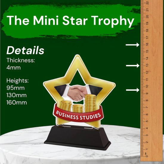 Mini Star Buisness Studies Trophy