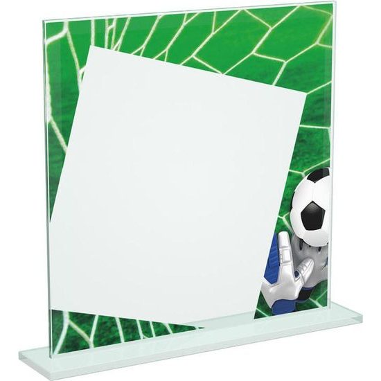 Eloise Football Goalkeeper Full Colour Printed Glass Award