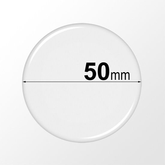 Acrylic Domed Printed 50mm Logo Insert Centres