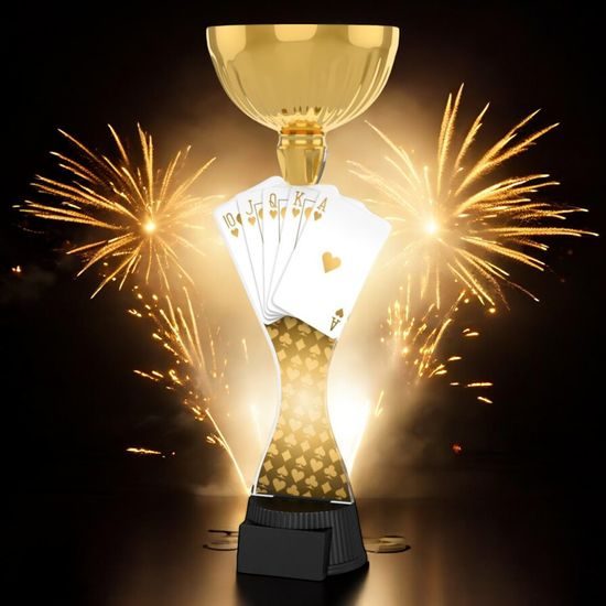 Vancouver Classic Playing Cards Gold Cup Trophy