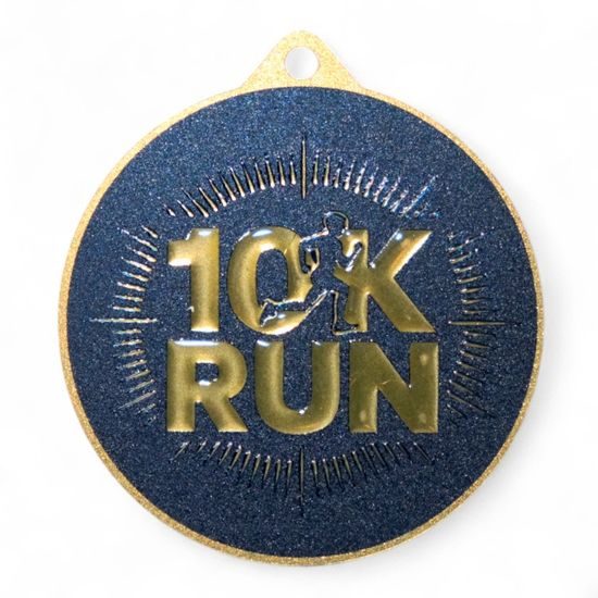 Quantum 10K Run Stainless Steel Medal