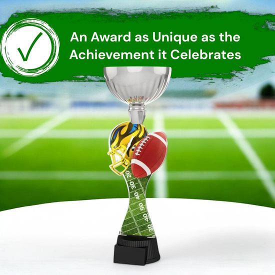 Montreal American Football Silver Cup Trophy