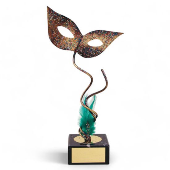Laza Green Carnival Handmade Metal Trophy