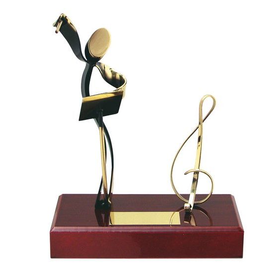 Barcelona Music Conductor Handmade Metal Trophy