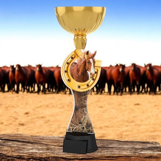 Vancouver Horse and Horseshoe Gold Cup Trophy