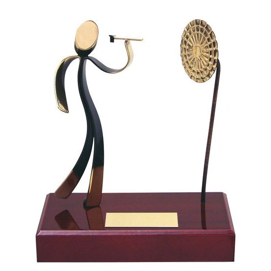 Barcelona Darts Handmade Metal Trophy