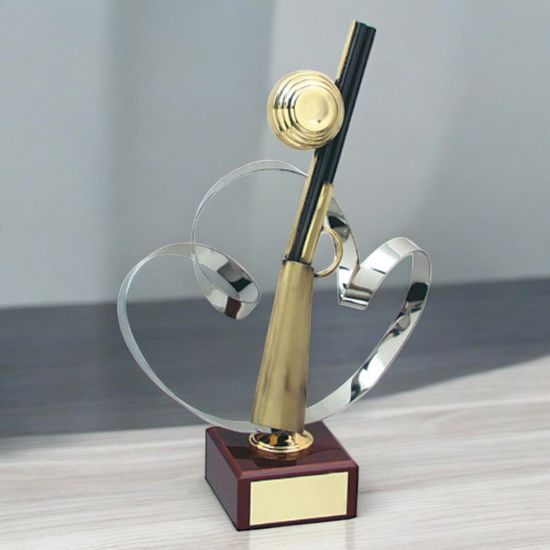 Leon Clay Pigeon Shooting Handmade Metal Trophy