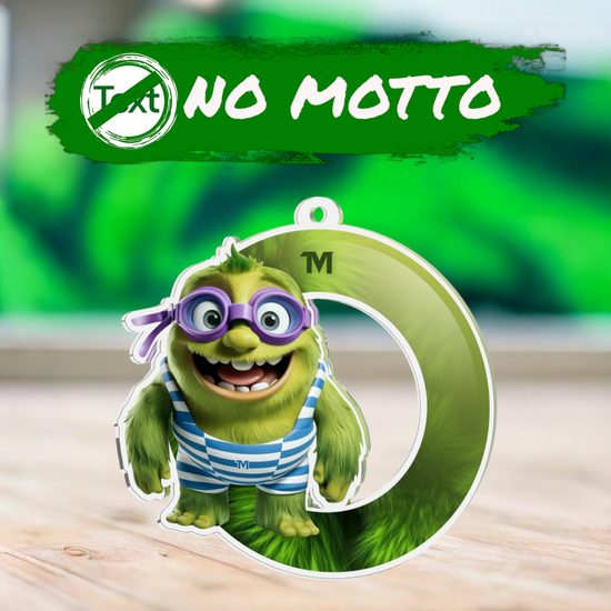 "Splashter" The Swimming Trophy Monster Inspire Medal