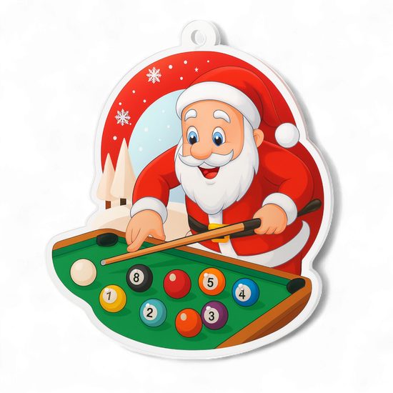 Jolly Father Christmas Pool Medal