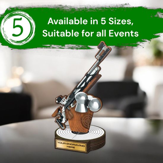 Grove Rifle Shooting Real Wood Trophy