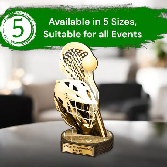 Grove Classic Lacrosse Wood Trophy