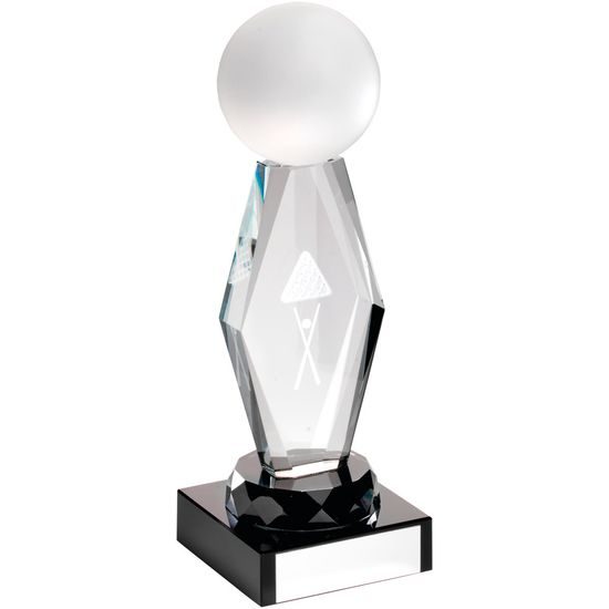 Snooker 3D Laser Engraved Crystal Award