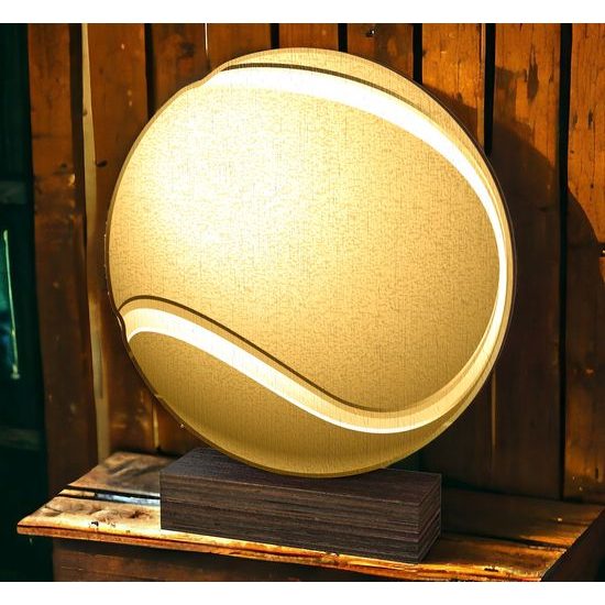 Sierra Classic Tennis Ball Real Wood Trophy