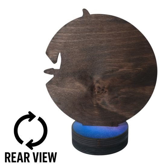 Grove Longbow Archery Wooden Trophy