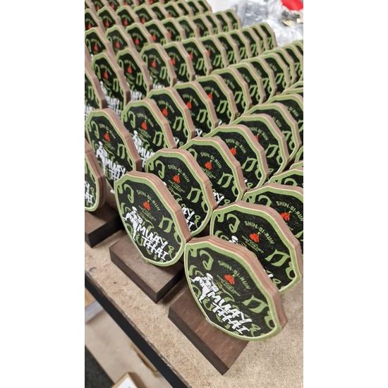 Hoplon Custom Made Real Wood Shield Award