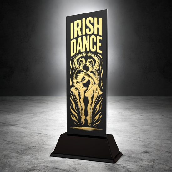 Shadowline Irish Dance Trophy – Stainless Steel Award