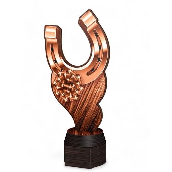 Frontier Classic Real Wood Horse Shoe Trophy