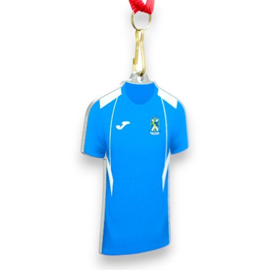 Custom Laser Cut Stainless Steel Club Shirt Medal