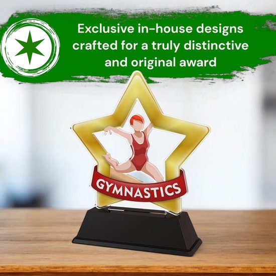 Mini Star Female Gymnastics Trophy