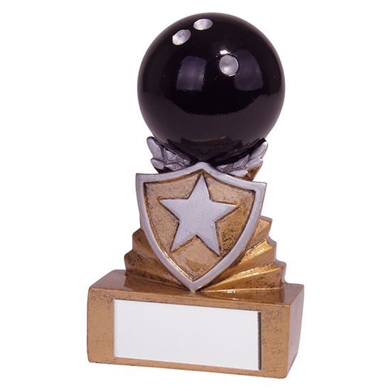Mini Shield Ten Pin Bowling Trophy