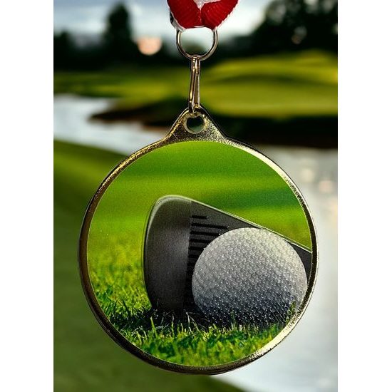 Hercules Texture Print Golf Medal