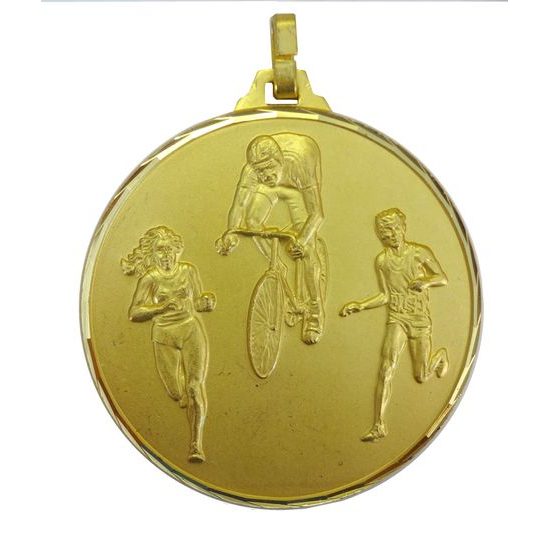 Diamond Edged Duathlon Gold Medal