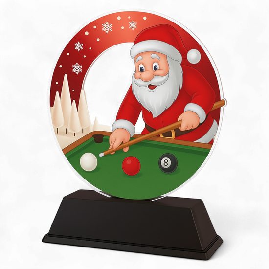 Santa Pool Christmas Trophy