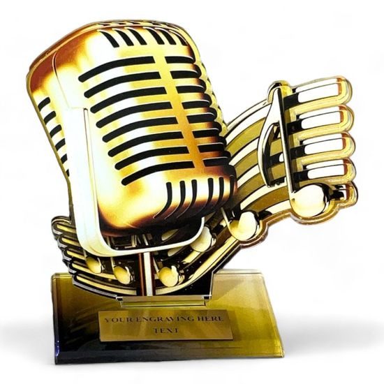 Cannes Classic Microphone Singing Trophy