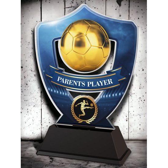 Club Colours Parents Player Shield Trophy