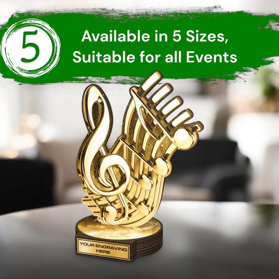 Grove Classic Music Real Wood Trophy