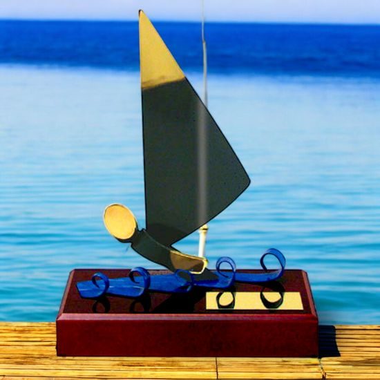 Barcelona Sailing Handmade Metal Trophy