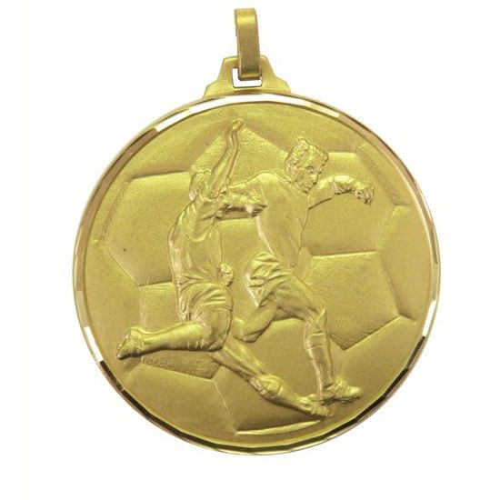 Diamond Edged Football Tackle Gold Medal