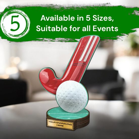 Grove Hockey Real Wood Trophy