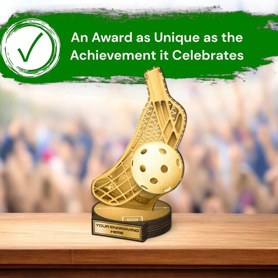 Grove Classic Floorball Real Wood Trophy