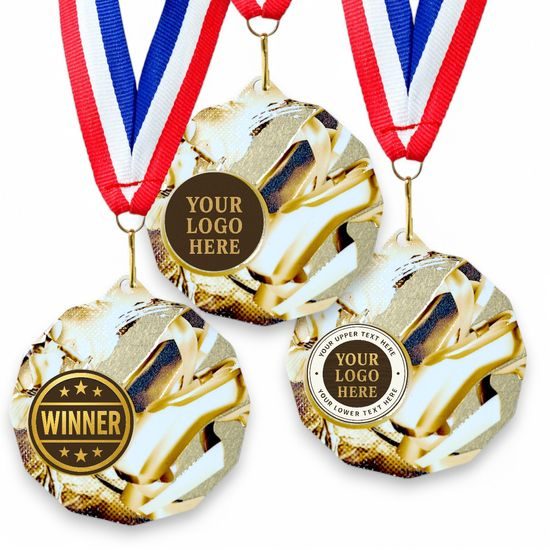 Dodeca Ballet Dance Stainless Steel Logo Insert Medal