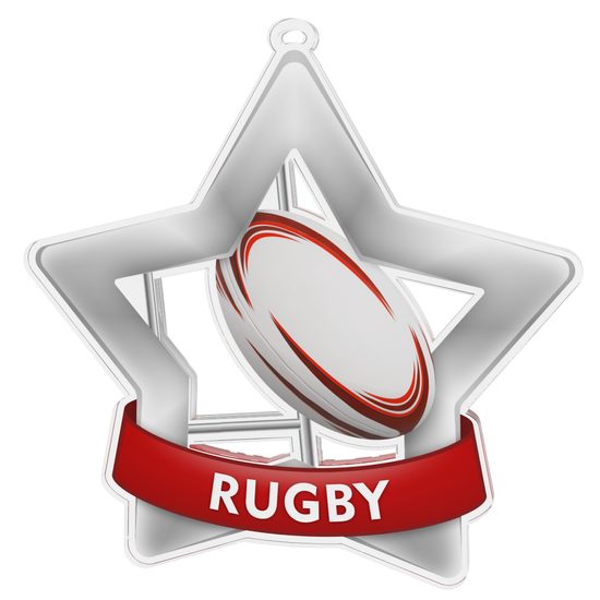 Rugby Mini Star Silver Medal
