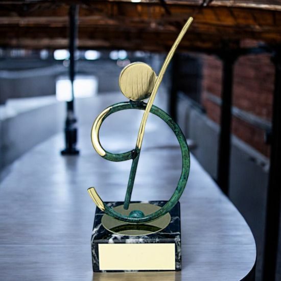Bilbao Fishing Handmade Metal Trophy