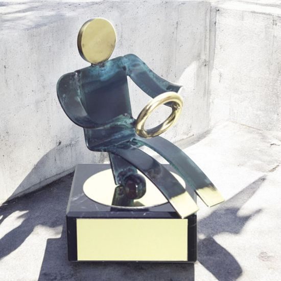 Toledo Motorsports Driver Handmade Metal Trophy