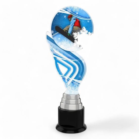 Aspen Snowboarding Tricks Snowflake Trophy